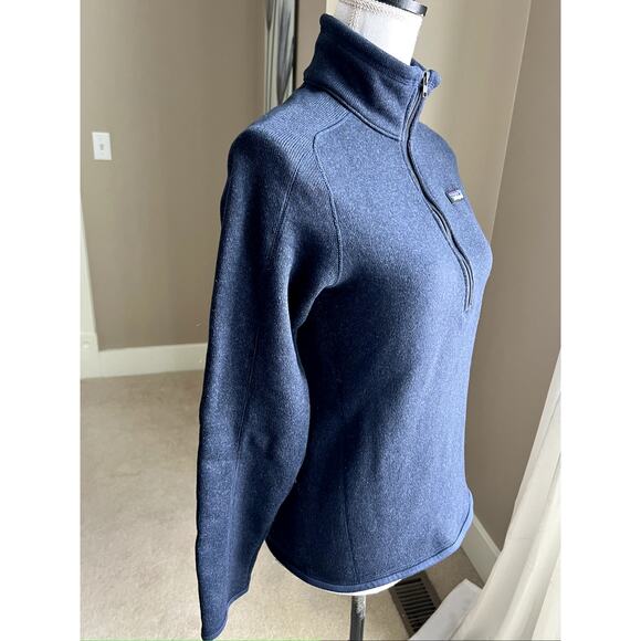 Patagonia blue fleece lined quarterzip pullover size S/M* - Picture 3 of 5